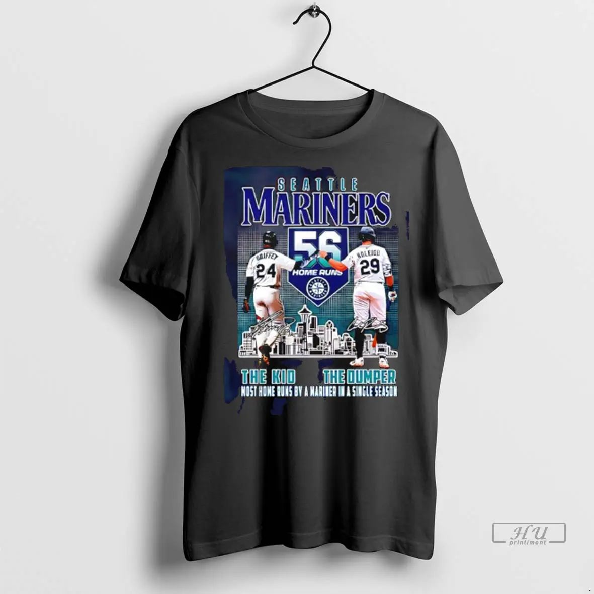 Officials The Kid Ken Griffey Jr The Big Dumper Alex Rodriguez Seattle Mariners 56 Home Unisex , , , Long Sleeve Tee