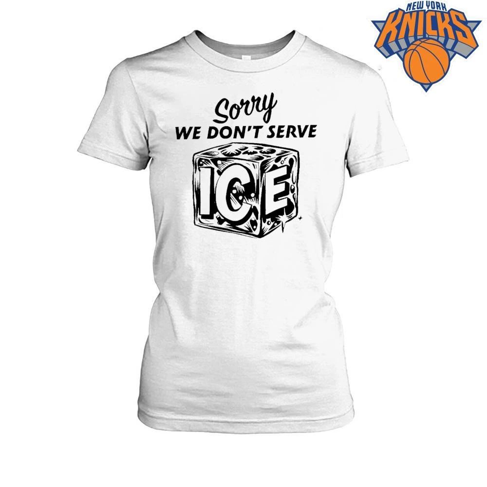 Sorry We Don’t Serve Ice Vintage Graphic Quote T Shirt
