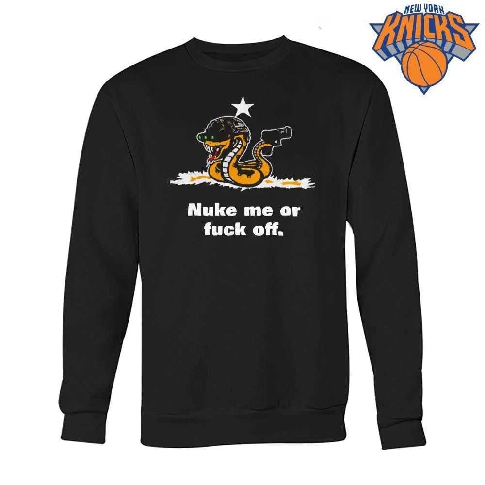 Nuke Me Or Fuck Off Gadsden Snake Tactical Military Shirt