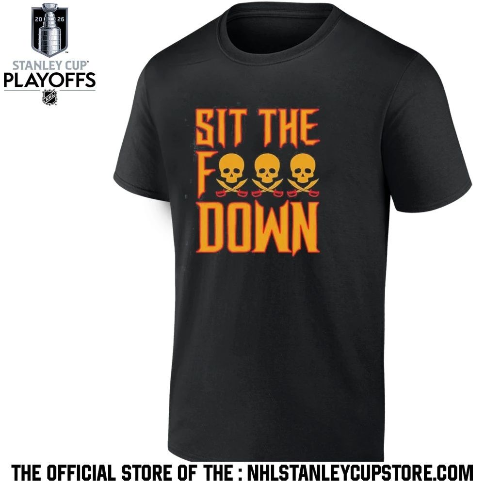 AJ Burnett Sit The F Down Shirt Unisex , , , Long Sleeve Tee