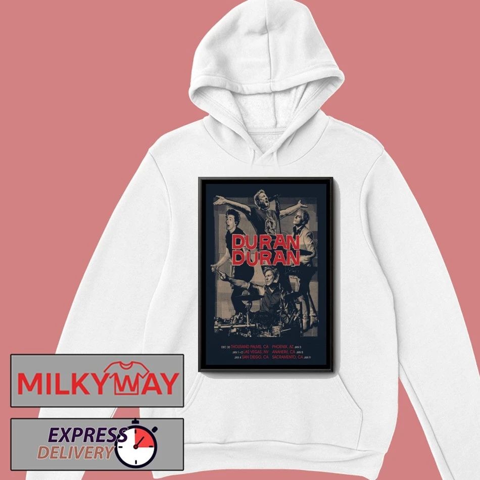 Duran Duran Dec 30 2025 Concert Poster shirt Unisex , , , Long Sleeve Tee