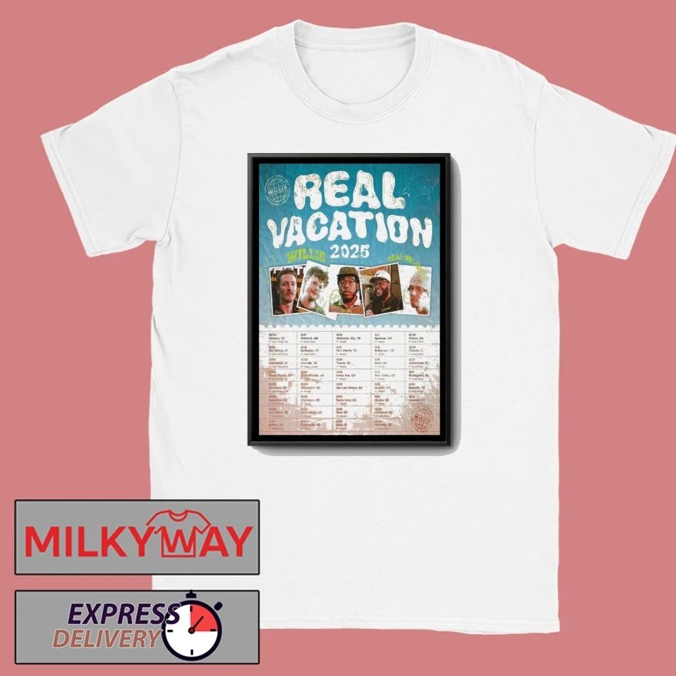 Willis Vacation Tour Date Poster shirt Unisex , , , Long Sleeve Tee