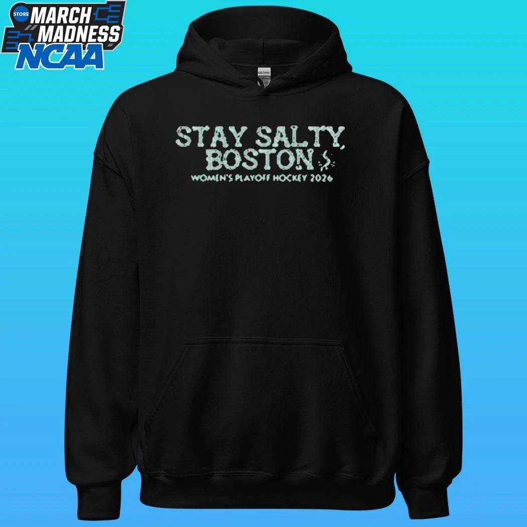Stay Salty Boston Women’s Playoff Hockey 2026 Shirt Unisex , , , Long Sleeve Tee