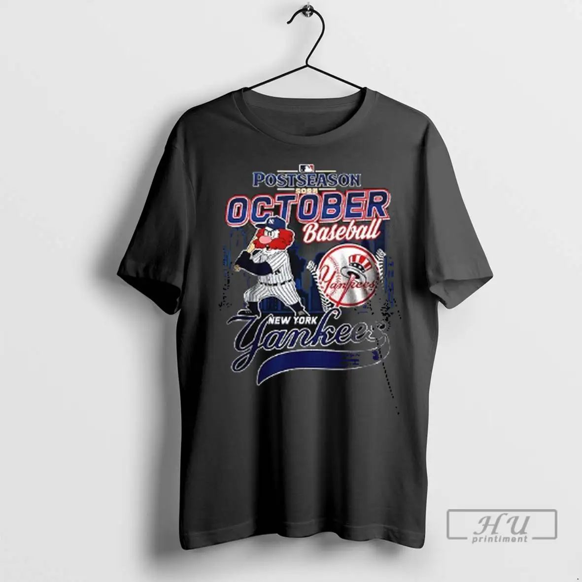 Officials New York Yankees October Baseball Postseason 2025 Mascot Name Roster T Shirts Unisex , , , Long Sleeve Tee