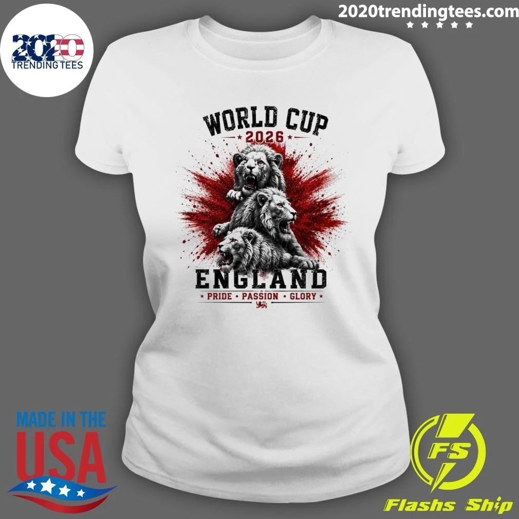 England Football Three Lion World Cup 2026 Shirt