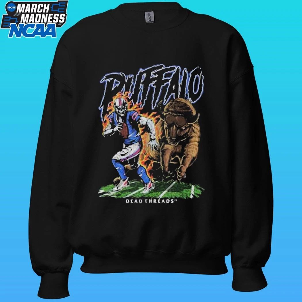 Dead Threads Apparel Buffalo Football Shirt Unisex , , , Long Sleeve Tee