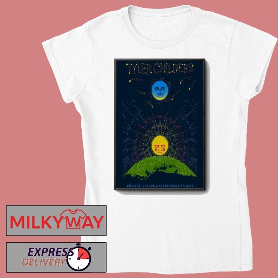 Tyler Childers September 27 2025 In Bristow, VA Tour Poster shirt Unisex , , , Long Sleeve Tee