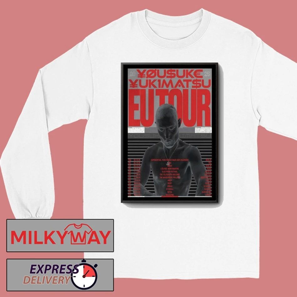 Yousuke Yukimatsu Europe Tour 2025 Poster shirt Unisex , , , Long Sleeve Tee