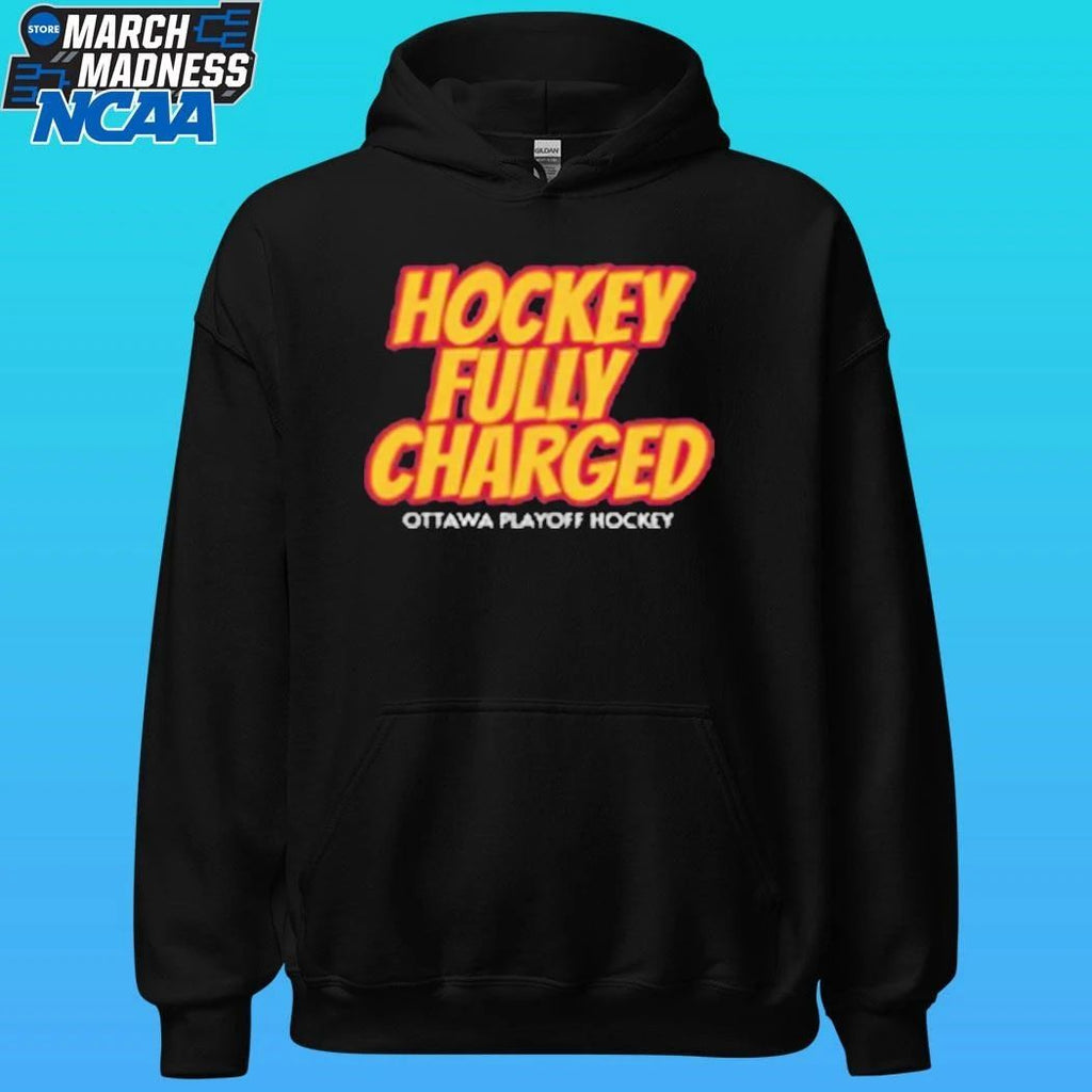 Hockey Fully Charged Ottawa Charge Playoff Hockey Shirt Unisex , , , Long Sleeve Tee
