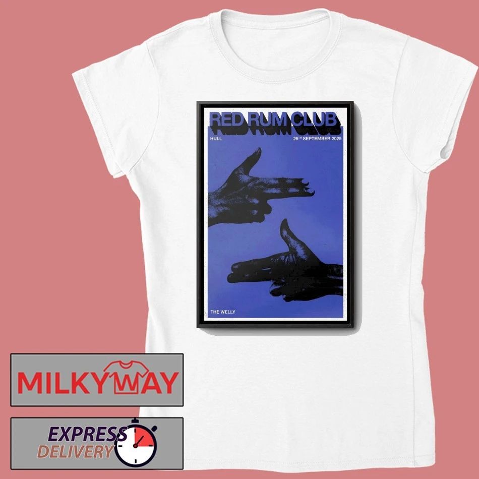 Red Rum Club Hull UK On Sep 26 2025 Tour Poster shirt Unisex , , , Long Sleeve Tee