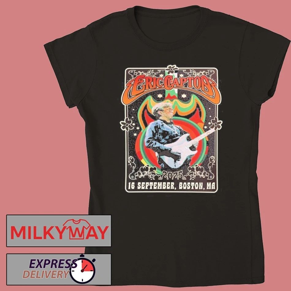 Eric Clapton September 16, 2025 TD Garden, Boston, MA Event Shirt Unisex , , , Long Sleeve Tee