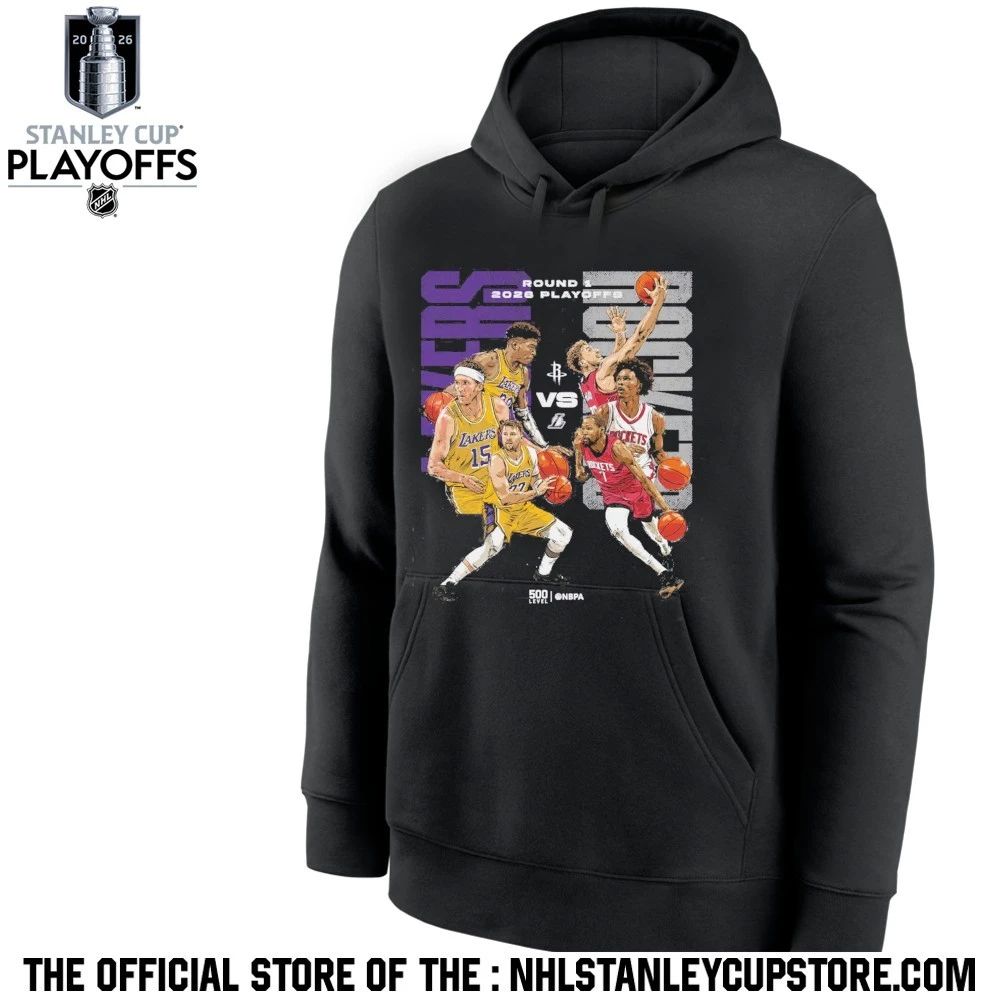 2026 NBA Playoffs Houston Rockets Vs. Los Angeles Lakers Shirt Unisex , , , Long Sleeve Tee