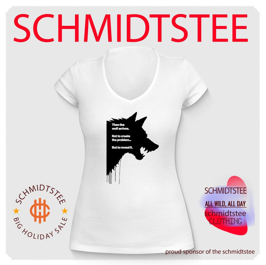 Then the wolf arrives not to create the problem but to reveal it shirt