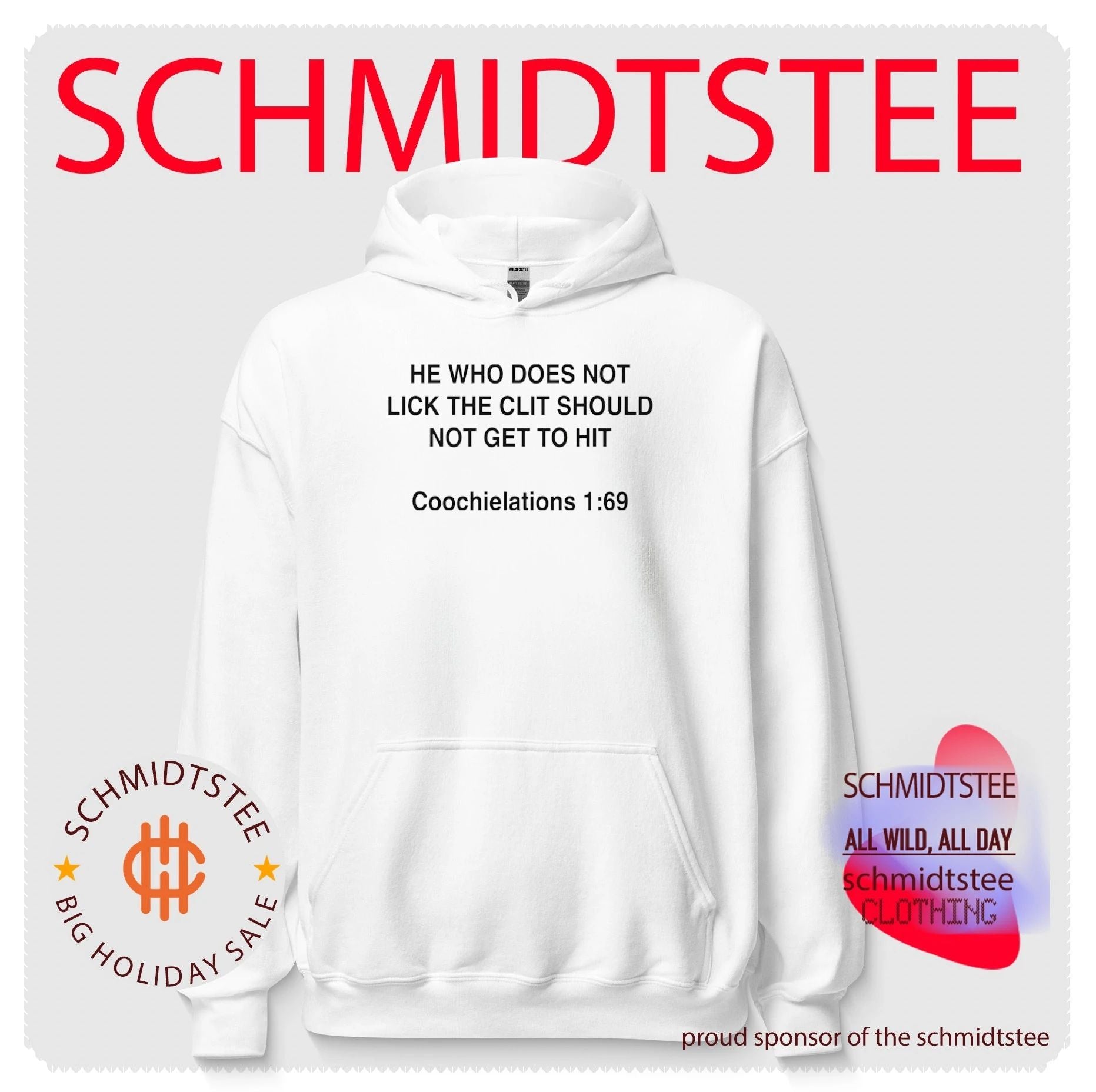 He Who Does Not Lick The Clit Should Not Get To Hit Coochielations 1.69 shirt