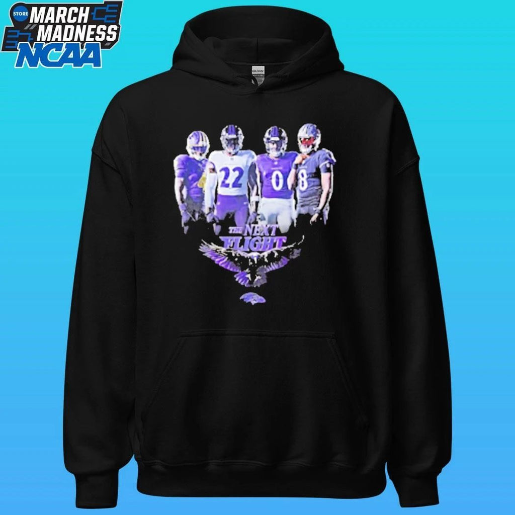 The Next Flight Baltimore Ravens Shirt Unisex , , , Long Sleeve Tee
