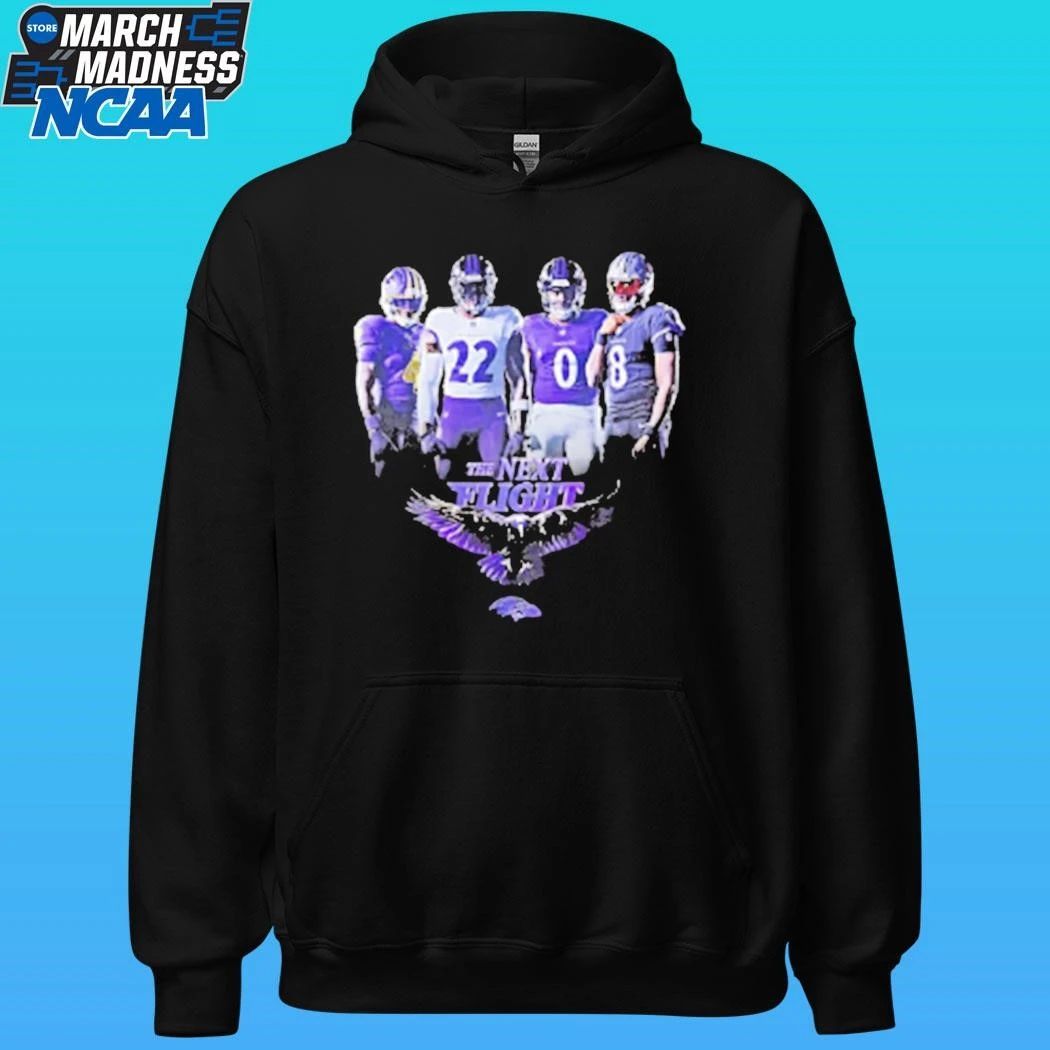 The Next Flight Baltimore Ravens Shirt Unisex , , , Long Sleeve Tee