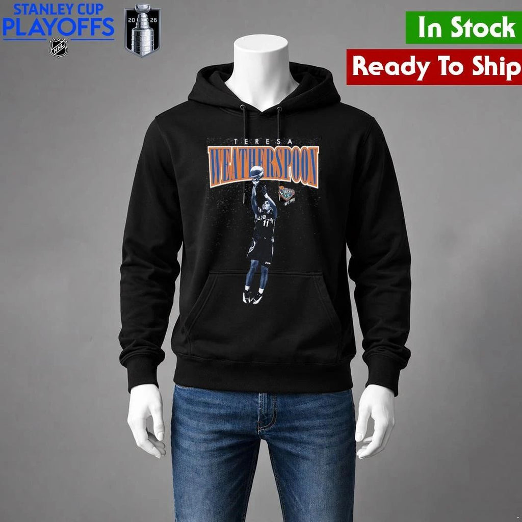 Teresa Weatherspoon New York Liberty Mitchell & Ness Court Origins Player Boyfriend Shirt Unisex , , , Long Sleeve Tee