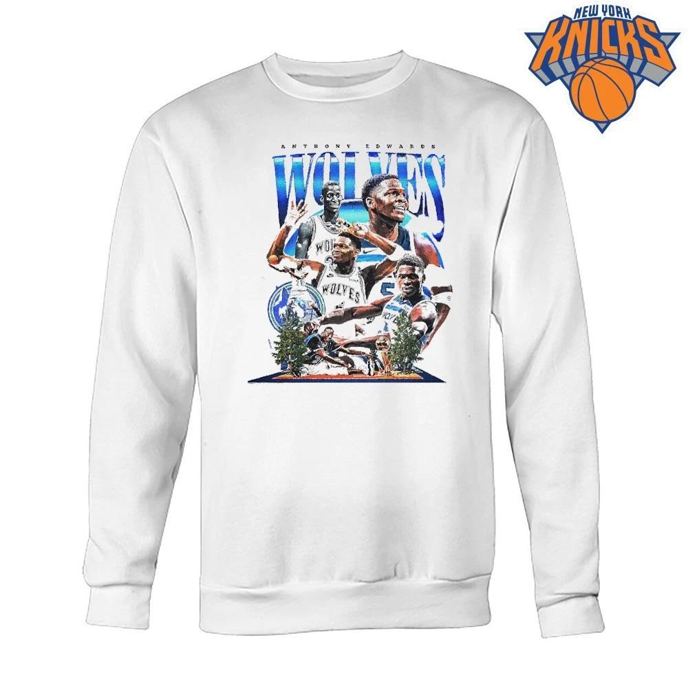Anthony Edwards Wolves Minnesota Basketball Graphic shirt