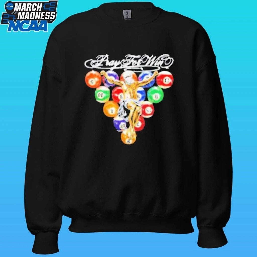 Pray For Win Billiards 2026 Shirt Unisex , , , Long Sleeve Tee
