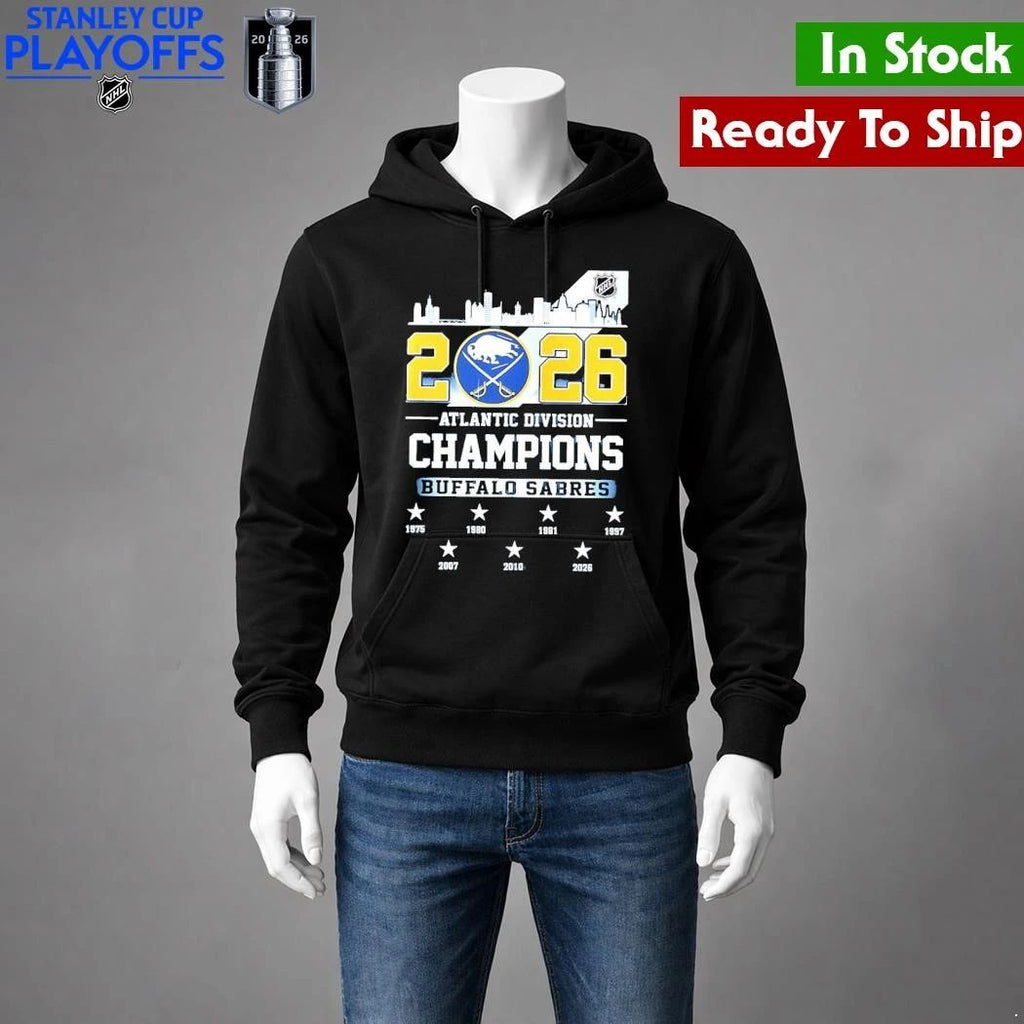 Atlantic Division Champions Buffalo Sabres Shirt Unisex , , , Long Sleeve Tee