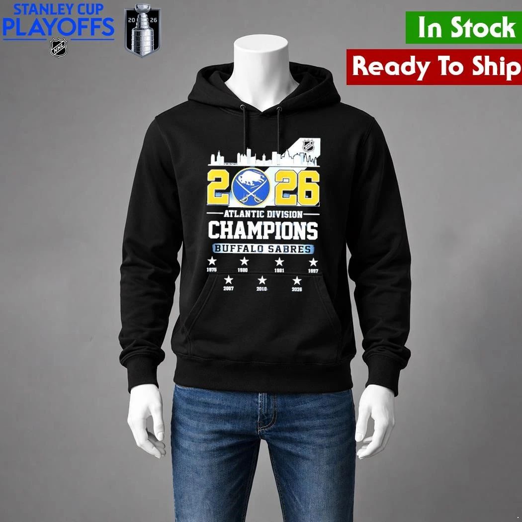 Atlantic Division Champions Buffalo Sabres Shirt Unisex , , , Long Sleeve Tee