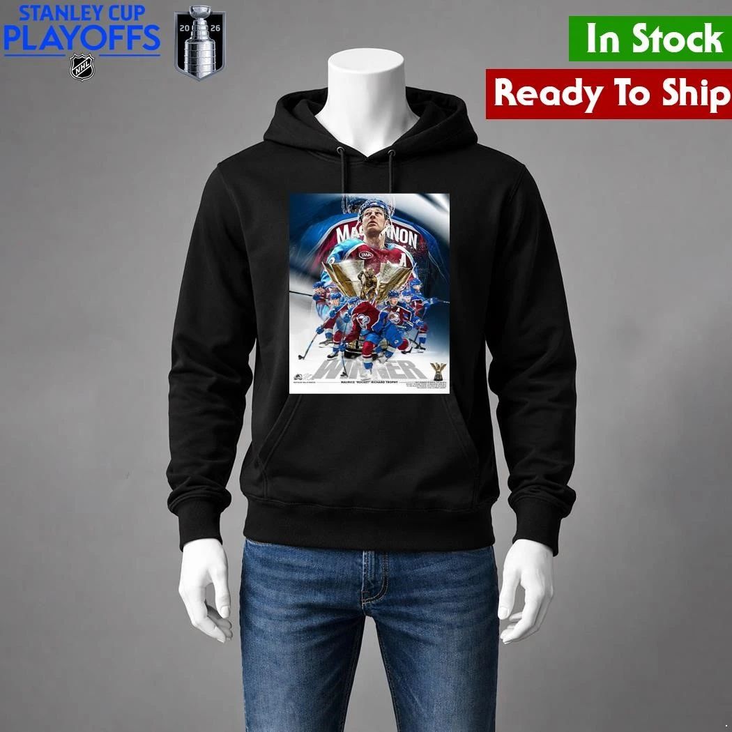 Nathan Mackinnon 2026 Rocket Richard Trophy Winner Shirt Unisex , , , Long Sleeve Tee