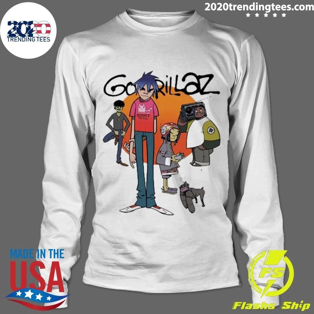 GORILLAZ D, Murdoc Niccals, Noodle, and Russel Hobbs Band 2026 Shirt