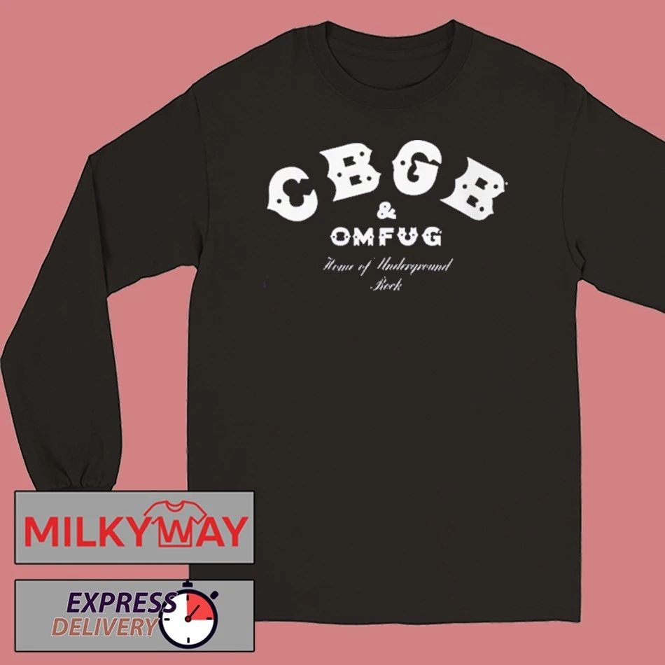 CBGB Festival 2025 CBGB Of Omfug Home Of Underground Rock shirt Unisex , , , Long Sleeve Tee
