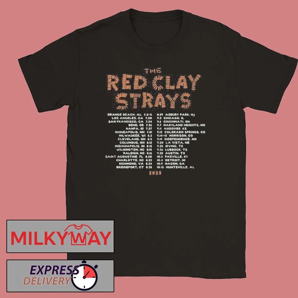 Red Clay Strays Get Right Tour Shirt Unisex , , , Long Sleeve Tee