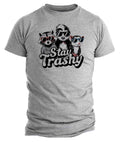 Stay Trashy – Funny Raccoon, Opossum & Skunk Retro 90s Tee, Boho Animal Unisex , , , Long Sleeve Tee