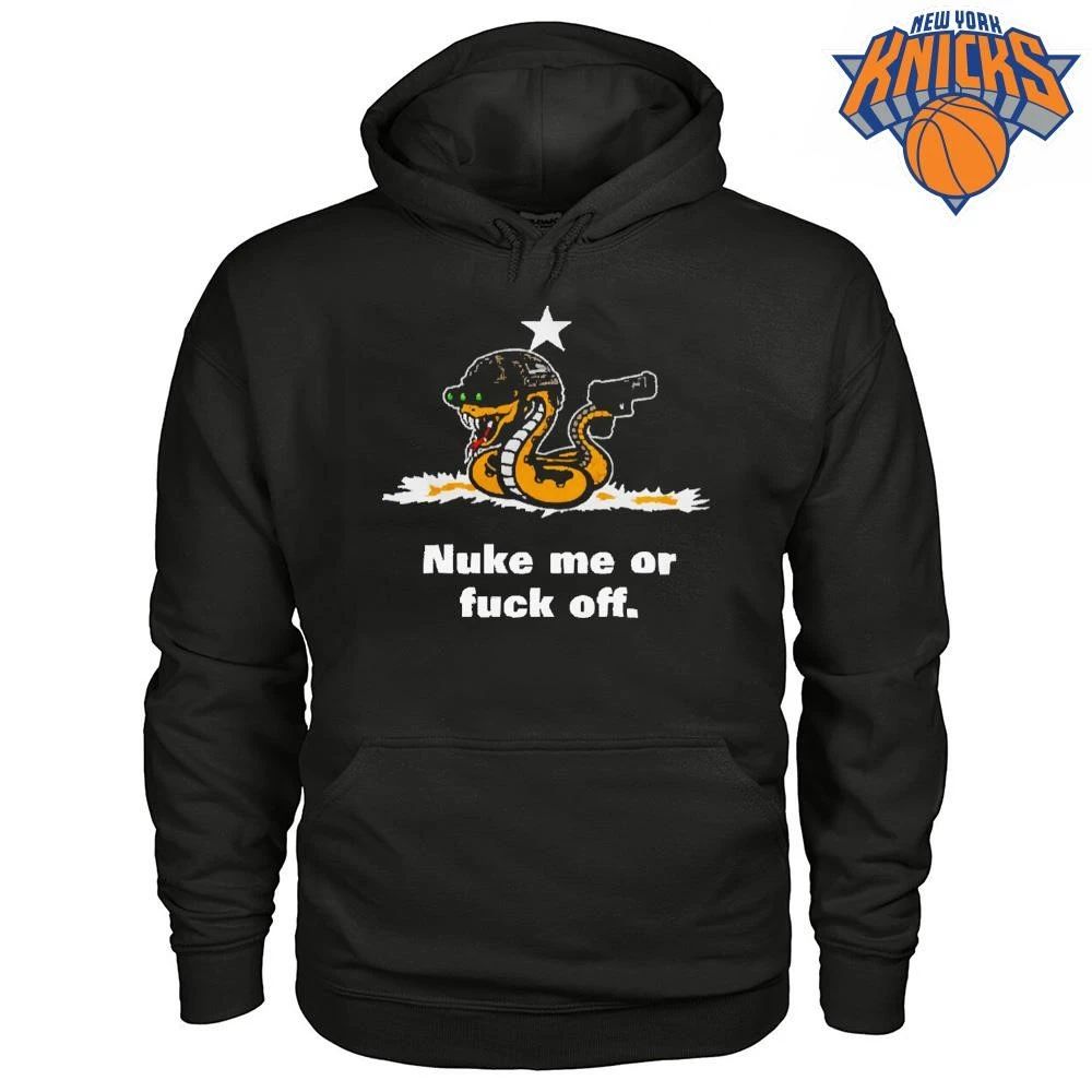 Nuke Me Or Fuck Off Gadsden Snake Tactical Military Shirt