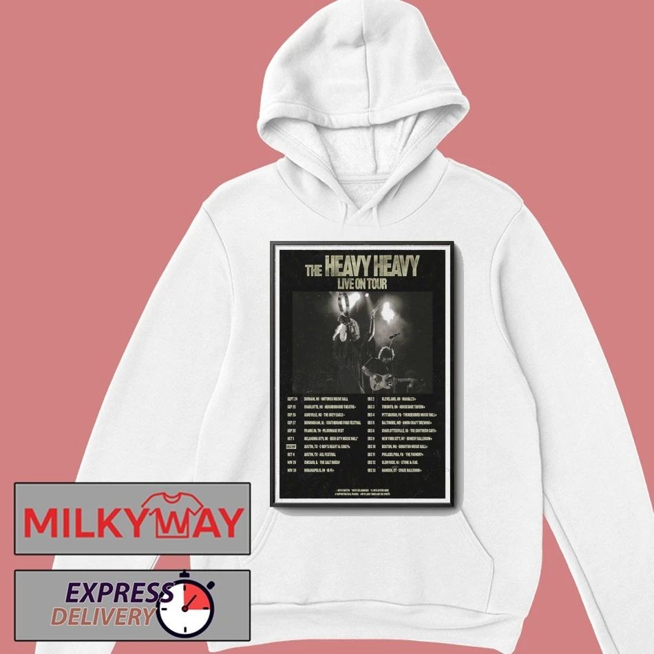 The Heavy Heavy 2025 Tour Poster shirt Unisex , , , Long Sleeve Tee