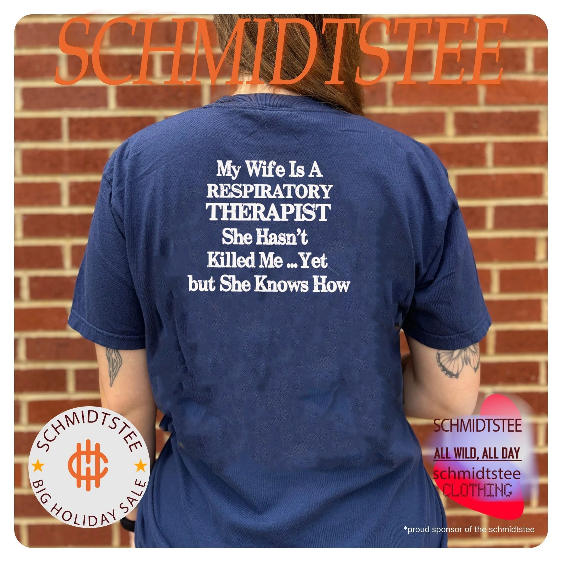 My wife is a respiratory therapist she hasn’t killed me yet but she knows how shirt