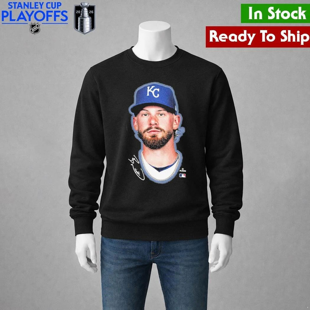 Kansas City Royals Bobby Witt Jr. Outerstuff Black Headliner Shirt Unisex , , , Long Sleeve Tee