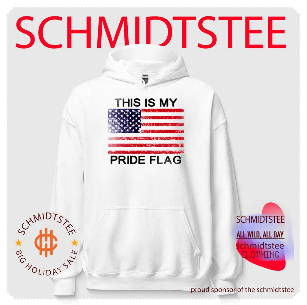 This is my Pride Flag USA flag shirt