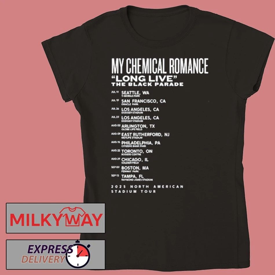 Mcr The Dictator Tour 2025 Shirt Unisex , , , Long Sleeve Tee