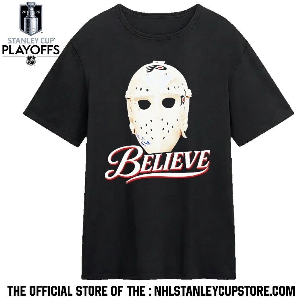 Parent Ice Hockey Mask Believe The Philadelphia Flyers Shirt Unisex , , , Long Sleeve Tee