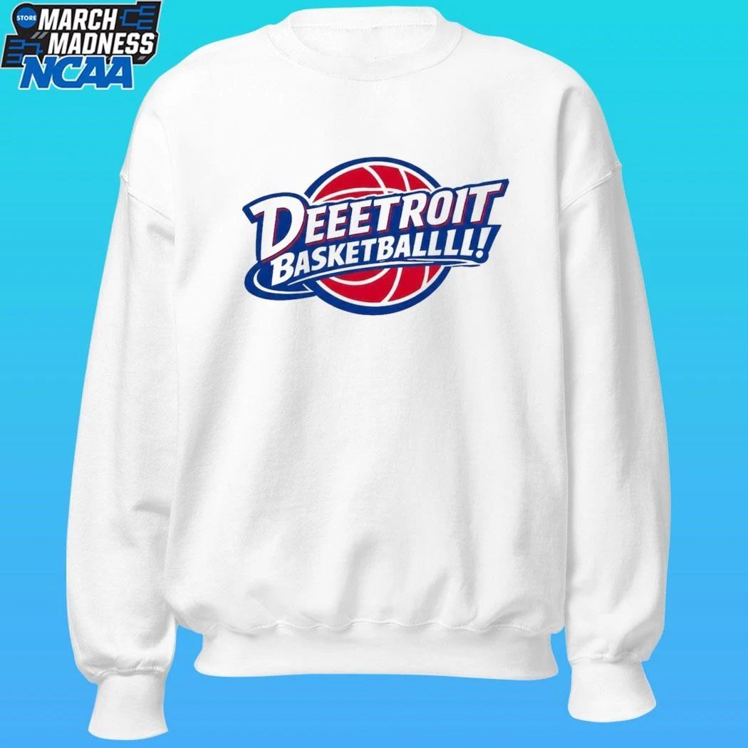 Deeetroit Basketball Logo Shirt Unisex , , , Long Sleeve Tee