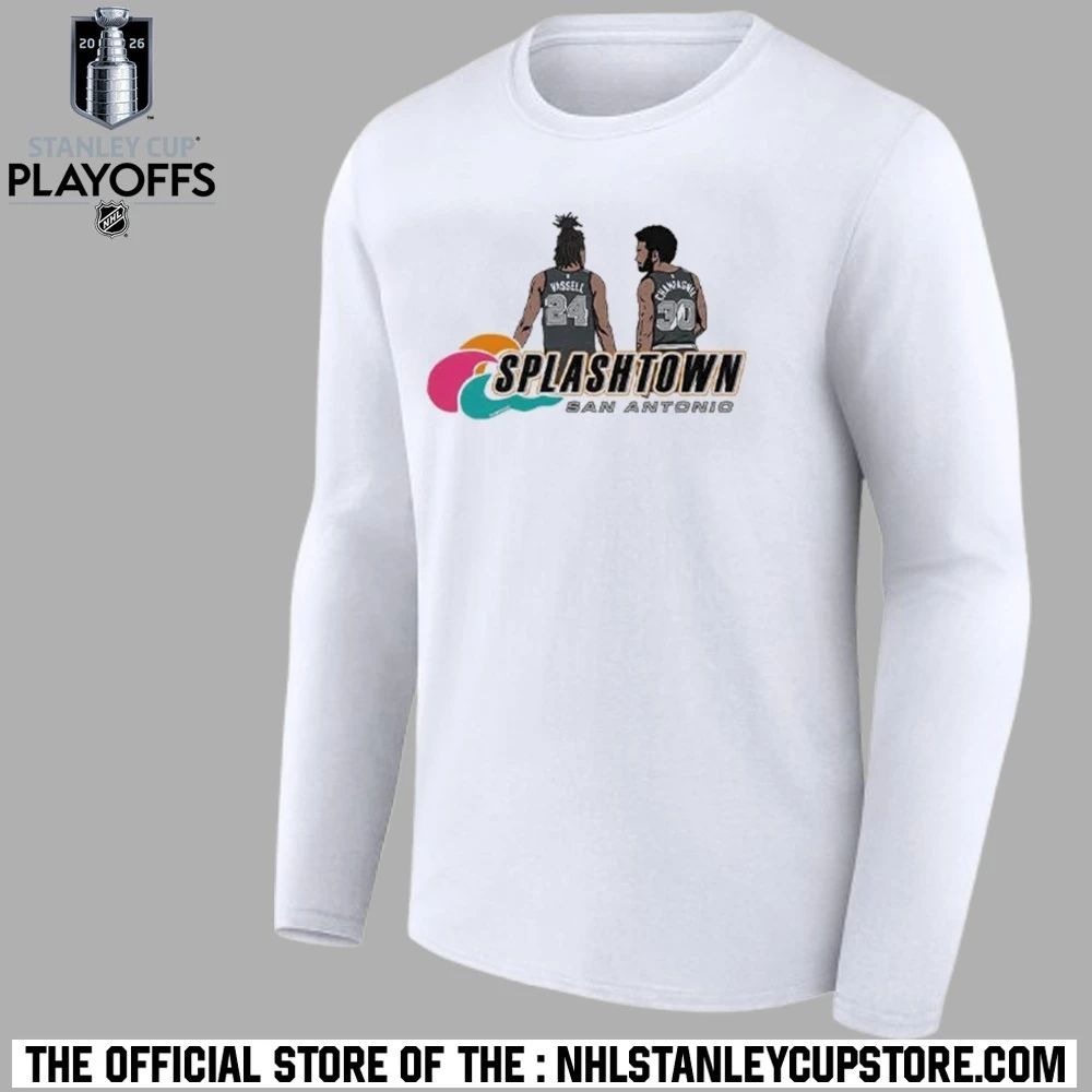 Devin Vassell And Julian Champagnie Splashtown San Antonio Shirt Unisex , , , Long Sleeve Tee