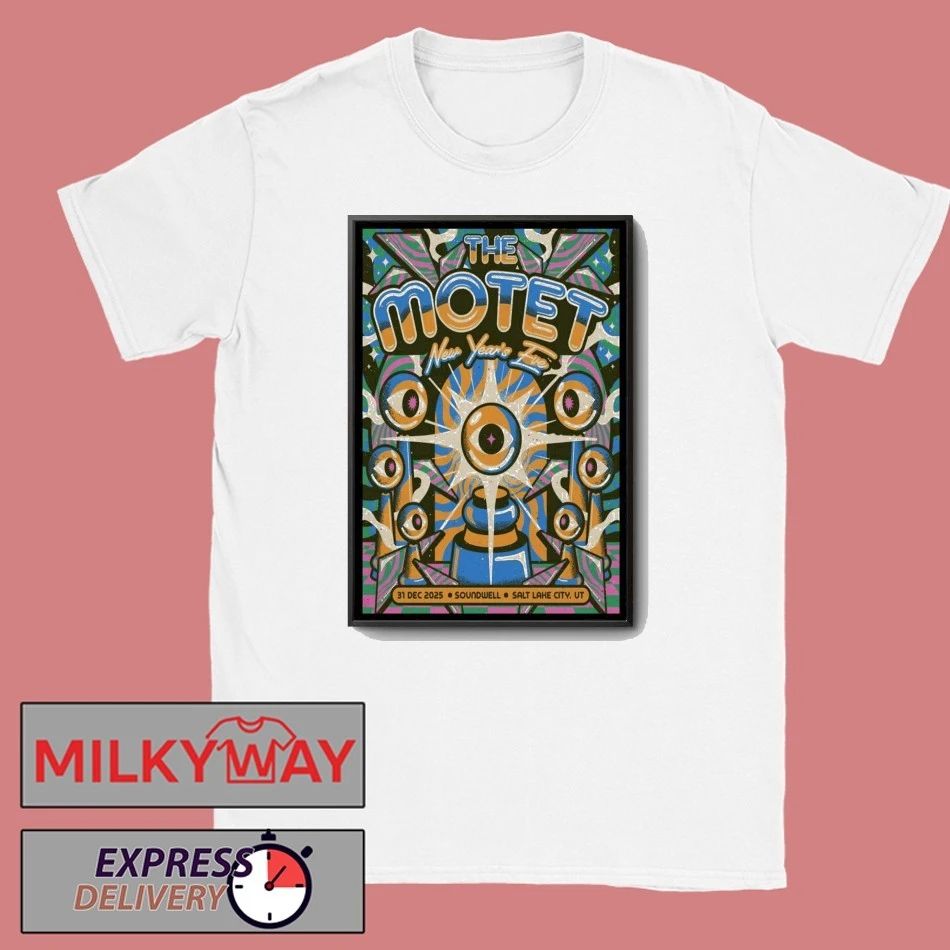 The Motet Concert Poster Salt Lake City 2025 shirt Unisex , , , Long Sleeve Tee