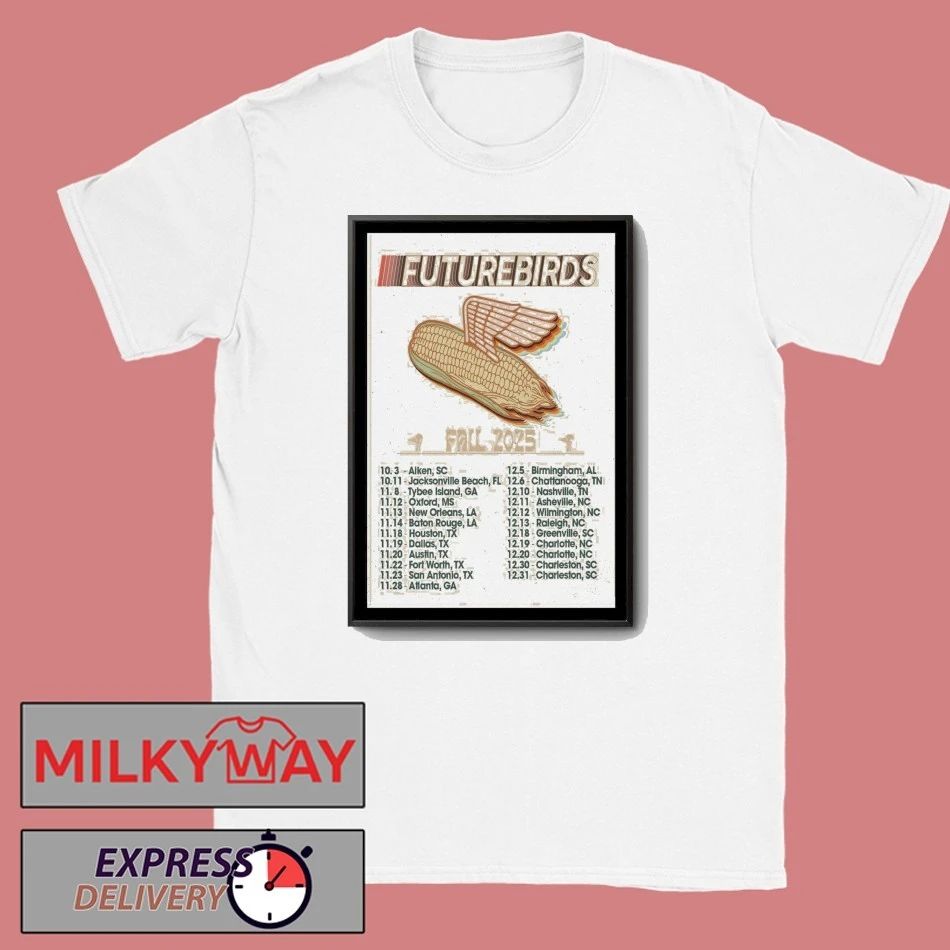 Futurebirds 2025 Fall Tour Poster shirt Unisex , , , Long Sleeve Tee