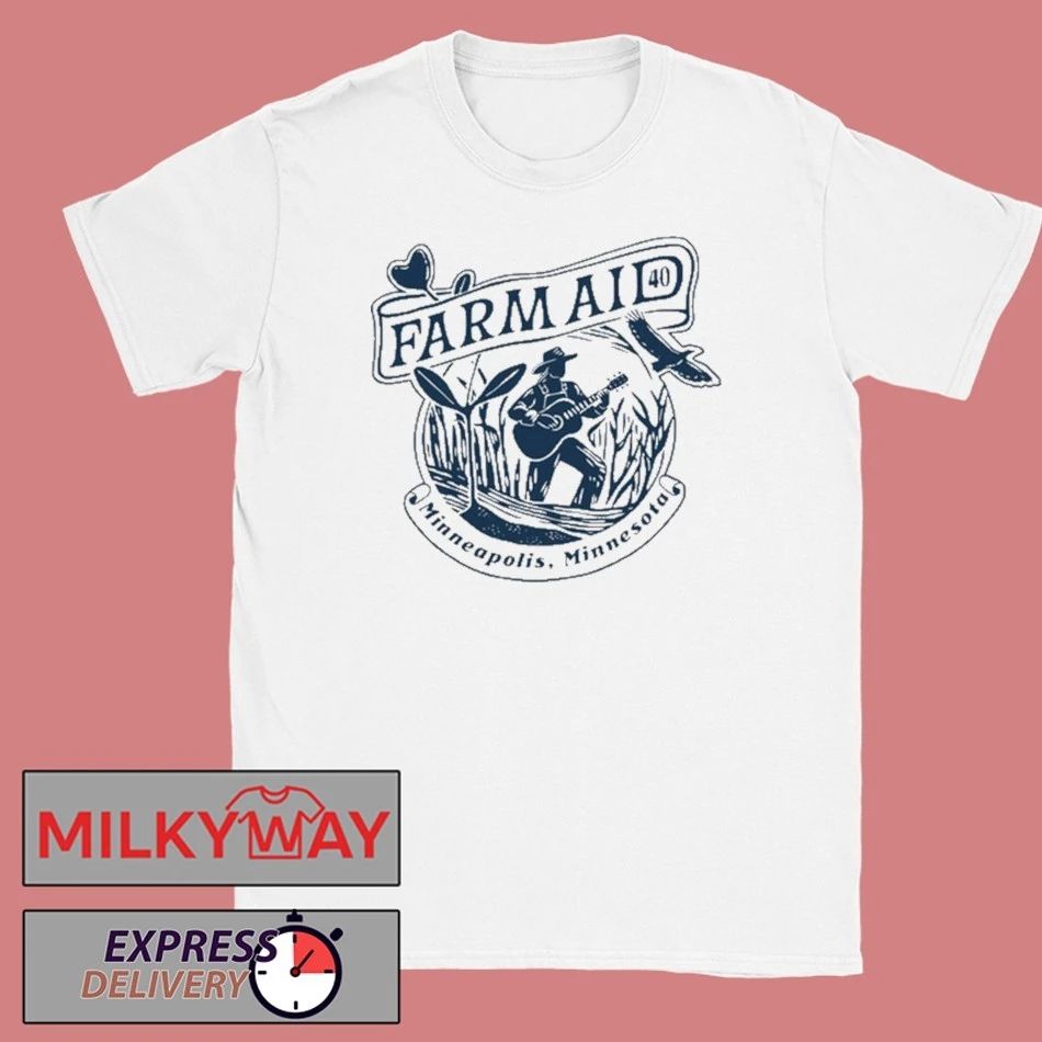 Farm Aid 40 Rice Harvester New Shirt Unisex , , , Long Sleeve Tee