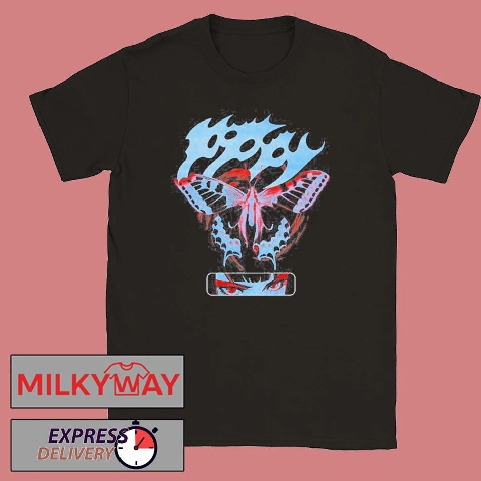 Poppy V.A.N Butterfly Shirt Unisex , , , Long Sleeve Tee
