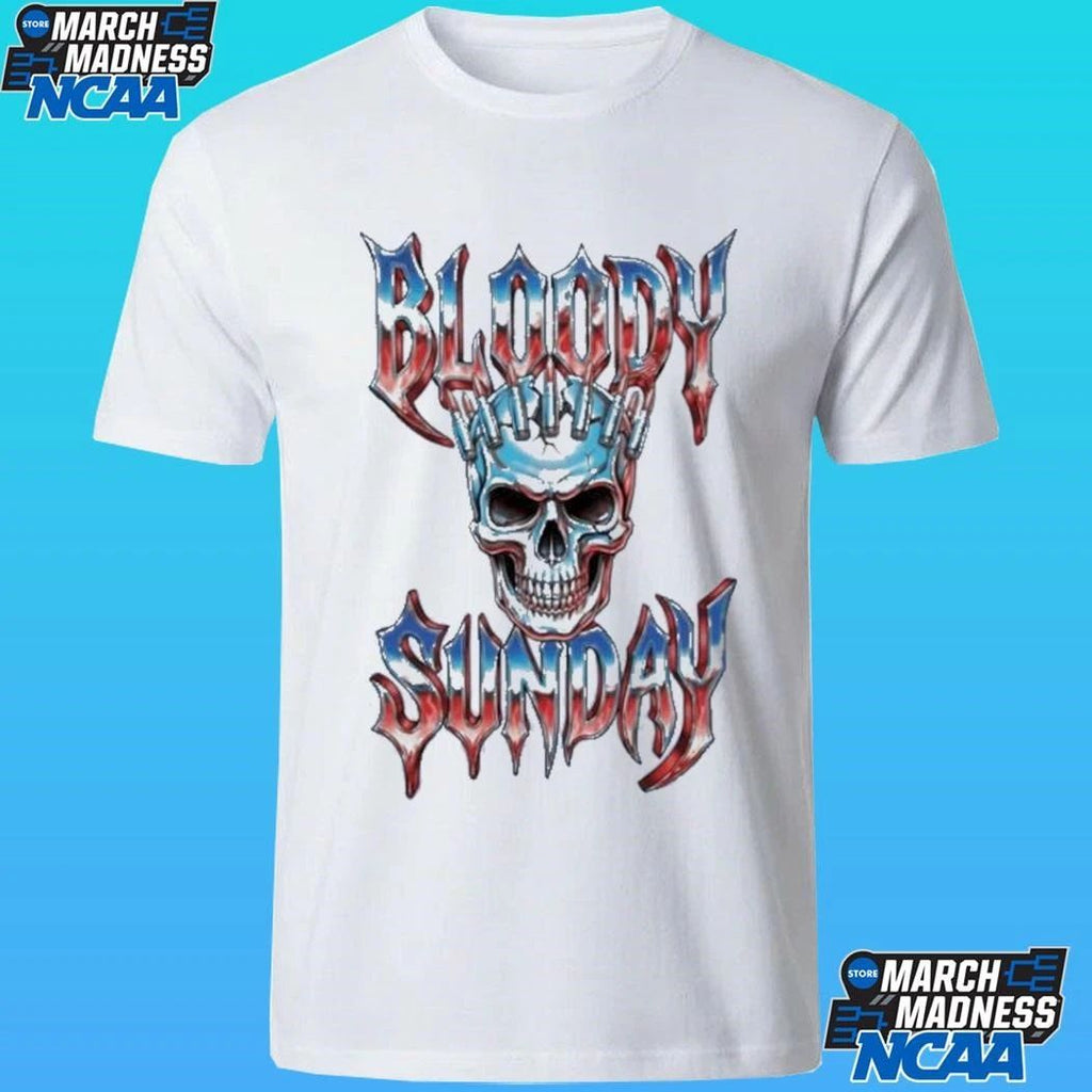 Bloody Sunday Divided States Skull Shirt Unisex , , , Long Sleeve Tee