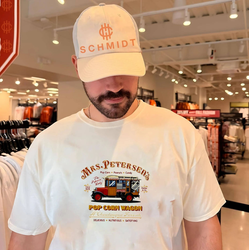 Mrs. Peterson’s Pop Corn Wagon The Popcorn Lady Since 1929 Chautauqua Favorite shirt