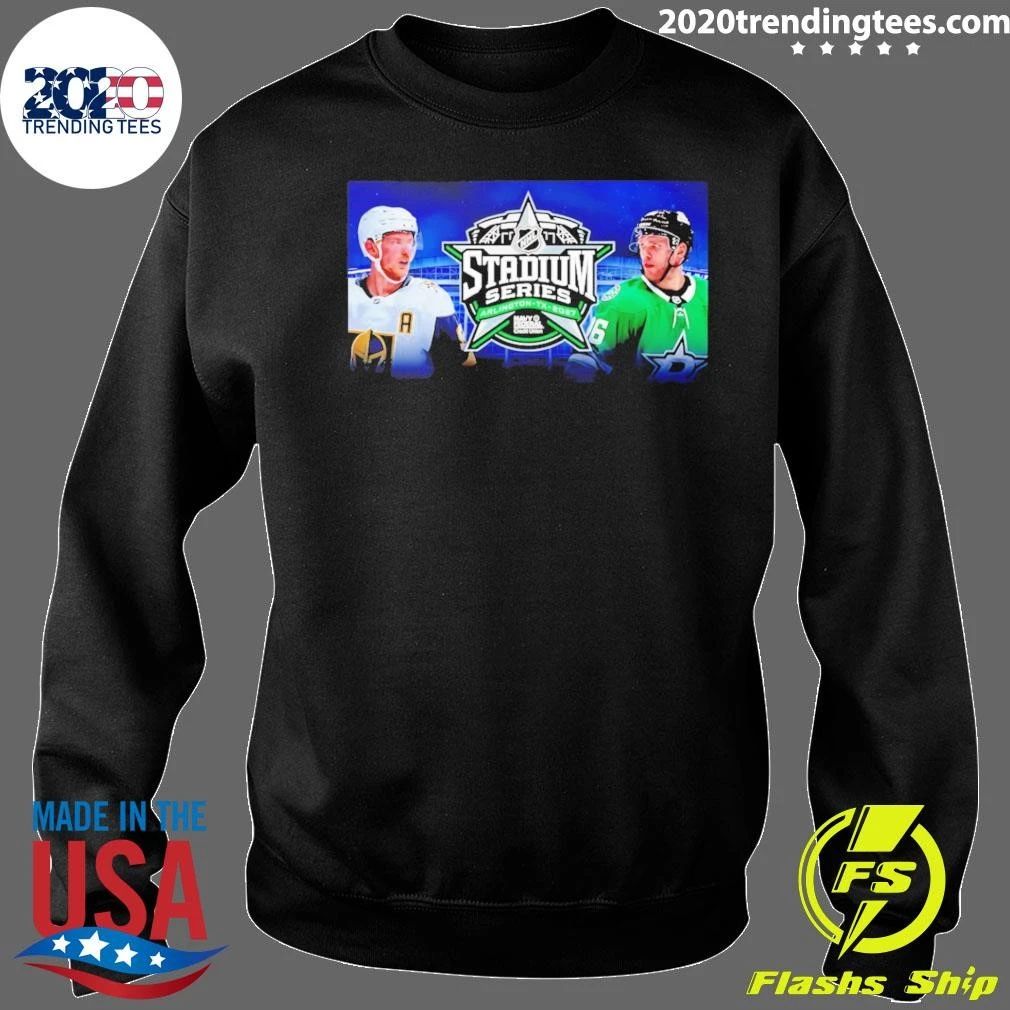 Vegas Golden Knights vs Dallas Stars 2027 Navy Federal Credit Union NHL Stadium Series Shirt