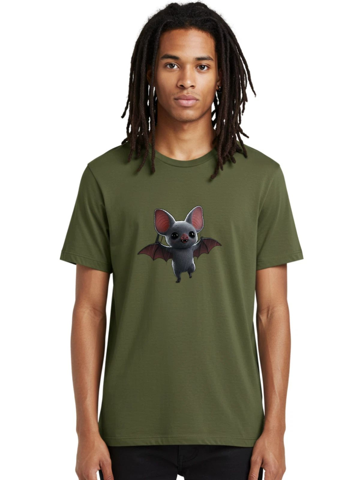 Flying-Bat-9 Mens Graphic Tee, 100% Cotton, Casual Summer Wear Unisex , , , Long Sleeve Tee