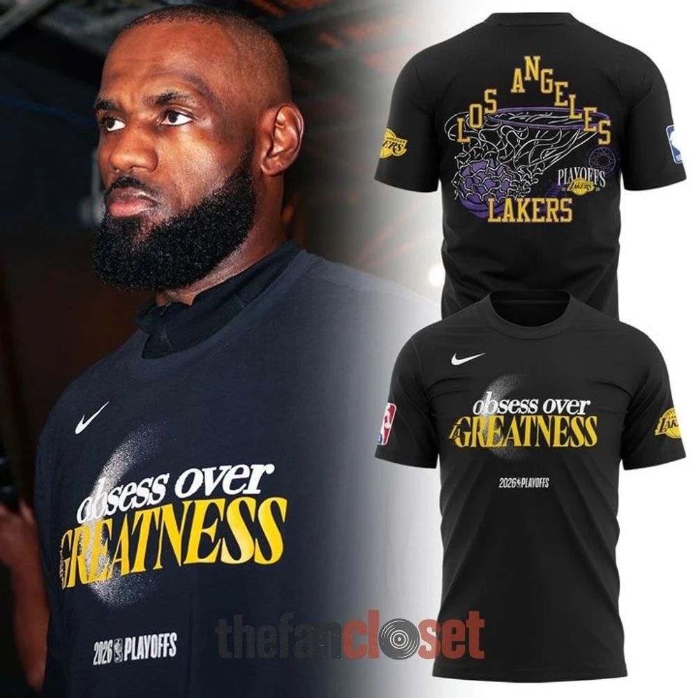 Obsess Over Greatness Los Angeles Lakers 2026 NBA Playoffs Shirt Unisex , , , Long Sleeve Tee