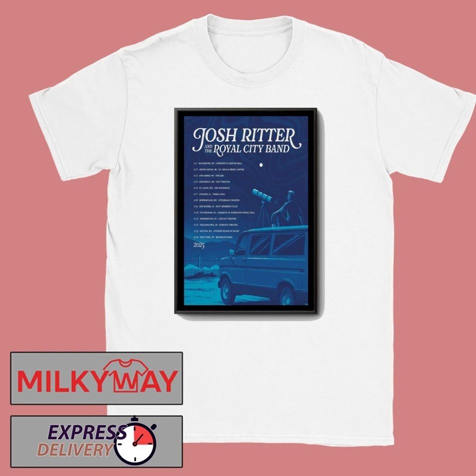 Poster Josh Ritter Tour Sep 2025 shirt Unisex , , , Long Sleeve Tee