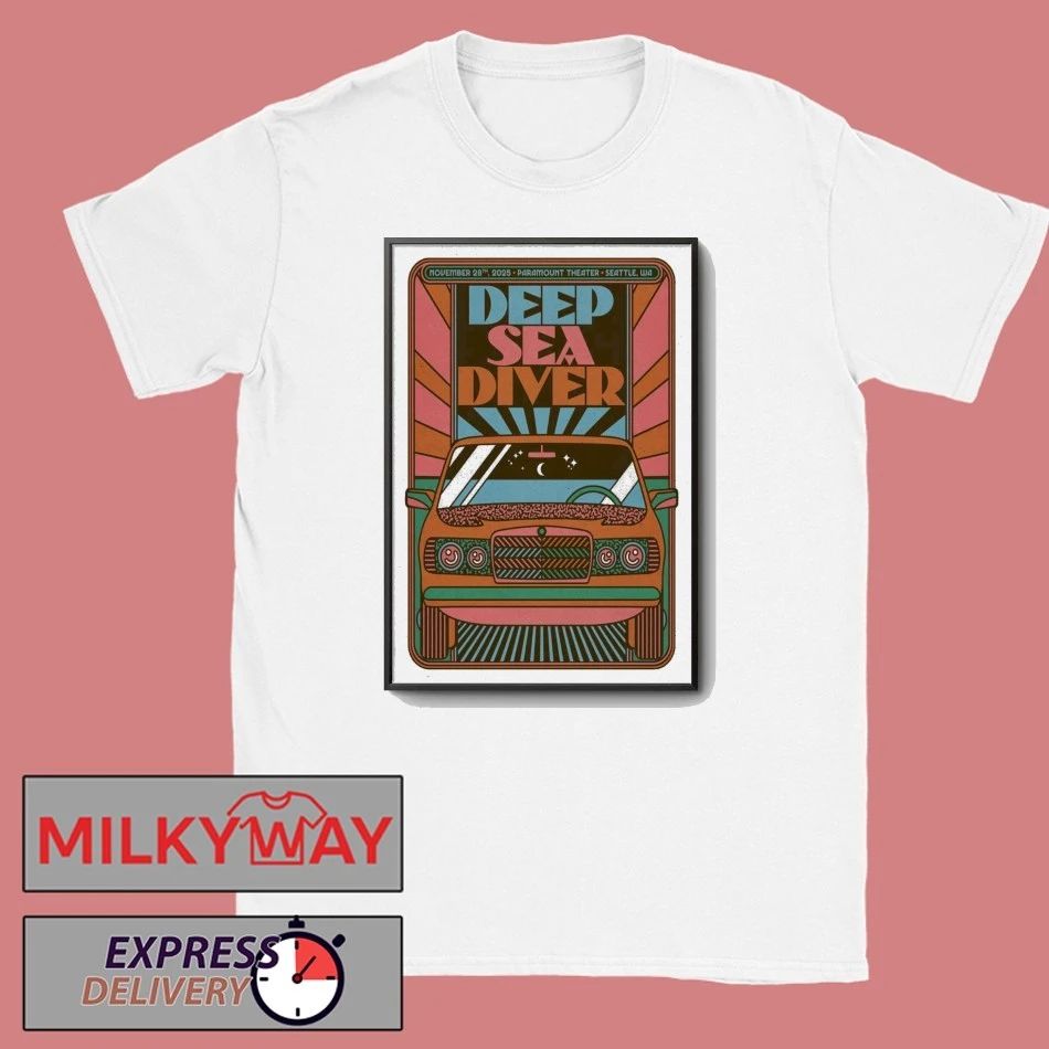 Deep Sea Diver Tour Seattle, WA 28 Nov 2025 Poster shirt Unisex , , , Long Sleeve Tee